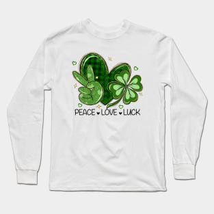 Peace Love Luck Long Sleeve T-Shirt